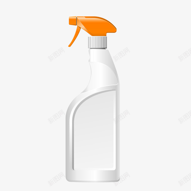卡通清洗剂png免抠素材_新图网 https://ixintu.com 卡通 喷雾 塑料瓶 清洗剂 瓶子设计