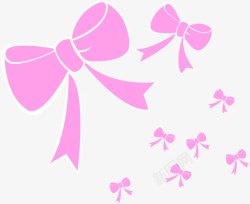 粉色桌布蝴蝶结矢量图高清图片