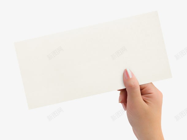 手拿白纸png免抠素材_新图网 https://ixintu.com 一只手 白色纸片 矩形纸 纸张