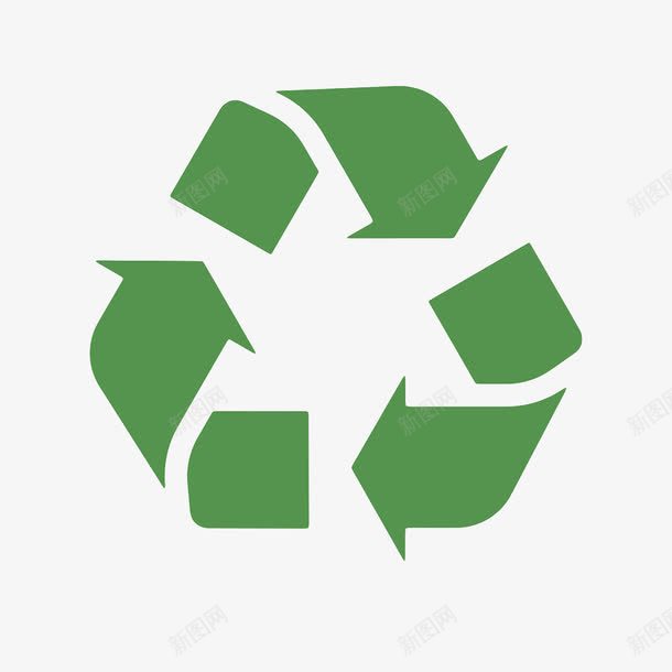 绿色简约保护环境可回收标志卡通png免抠素材_新图网 https://ixintu.com 三角 保护环境 免扣 免费下载 可回收不可回收 回收 垃圾不可回收 垃圾回收 循环 循环利用 环保