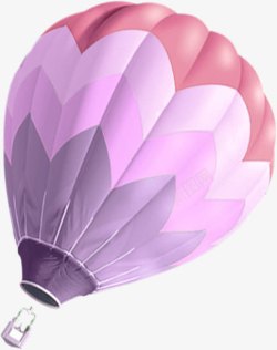 彩色浪漫卡通热气球素材