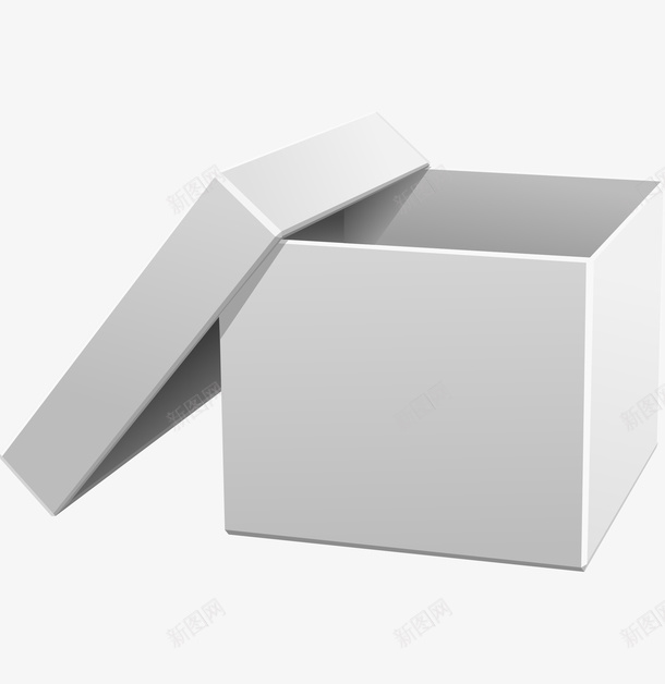 空白礼盒贴图模板矢量图eps免抠素材_新图网 https://ixintu.com 盒子 礼盒 空白 贴图 矢量图