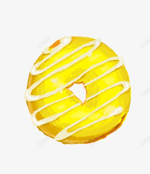 美味的甜甜圈手绘图png免抠素材_新图网 https://ixintu.com 好吃的 手绘图 甜点 甜甜圈 美味的 美食 食物