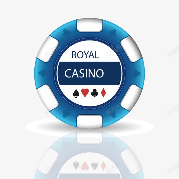 蓝色筹码png免抠素材_新图网 https://ixintu.com 3D 装饰 赌博 赌场