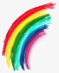 澶忔棩七色彩虹背景矢量图高清图片