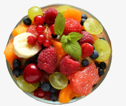 水果色拉美味健康水果沙拉高清图片