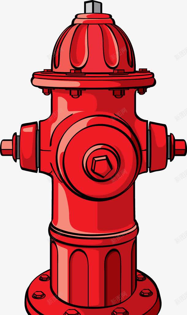 卡通手绘消防栓png免抠素材_新图网 https://ixintu.com 安全设施 手绘图 消防设备 红色素材