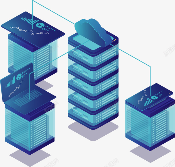 商务大型立体服务器矢量图ai免抠素材_新图网 https://ixintu.com 商务 商务设备 大型服务器 服务器 矢量png 立体服务器 矢量图
