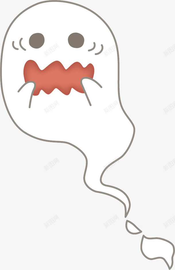 万圣节卡通可爱白色幽灵png免抠素材_新图网 https://ixintu.com 卡通 卡通可爱 可爱 可爱卡通 幽灵 白色 白色卡通 白色恐怖
