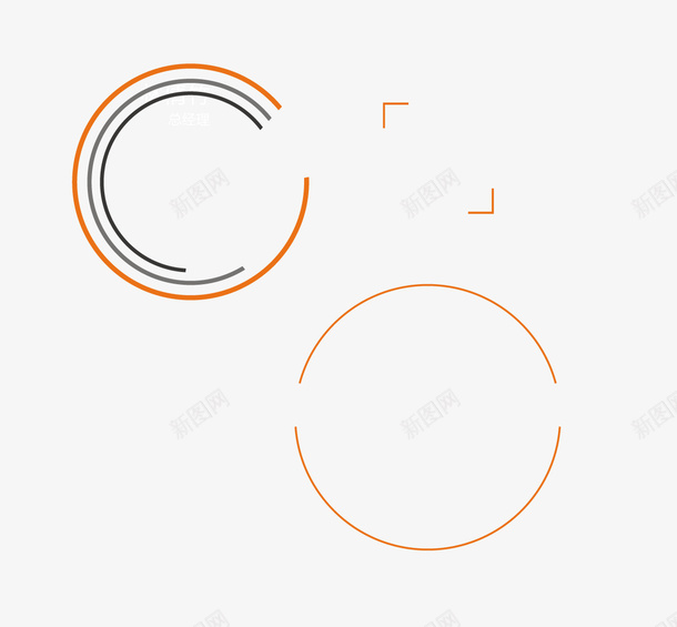 圆圈矢量图ai免抠素材_新图网 https://ixintu.com 名片设计 画册设计 设计元素 矢量图