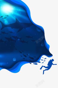 梦幻海底世界墙时尚梦幻海底世界水族馆高清图片