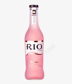 粉色鸡尾酒RIO粉色瓶装鸡尾酒高清图片