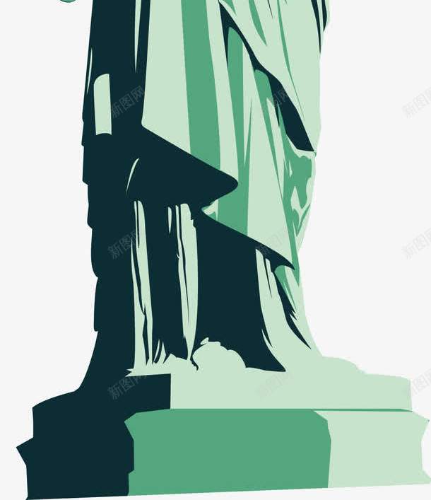 自由女神像png免抠素材_新图网 https://ixintu.com 火炬 美国 美国标志 著名景点 雕像