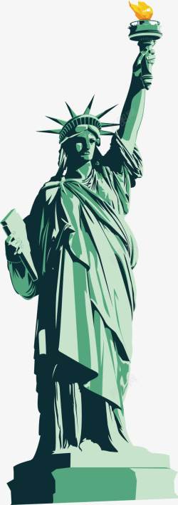 美国着名景点自由女神像高清图片