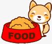 食品活动可爱的狗狗高清图片