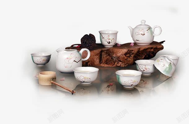 茶具茶文化png免抠素材_新图网 https://ixintu.com 客厅茶具 煮茶茶具 禅意 精美茶具 茶 茶桌 茶盘 陶瓷