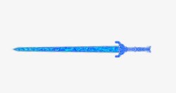 蓝色的剑宝剑高清图片
