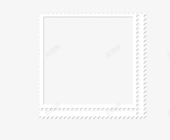 白色纸边框相框png免抠素材_新图网 https://ixintu.com 白色 相框 边框