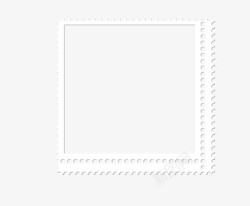 褶皱纸相框白色纸边框相框高清图片