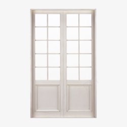 双扇门白色的方格的双扇门高清图片