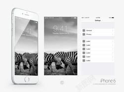 白色屏幕手机效果展示图高清图片