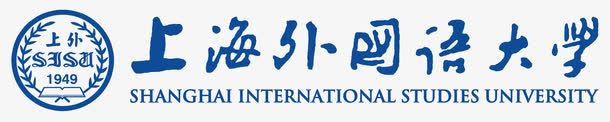 上海外国语大学图标png_新图网 https://ixintu.com logo 伤害外国语大学 创意字