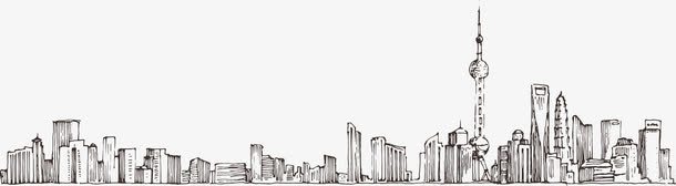手绘上海城市风景png免抠素材_新图网 https://ixintu.com 上海 东方明珠 城市 城市现代上海 城市风景 外滩 建筑 手绘 手绘城市 手绘城市风景 景点 魅力城市