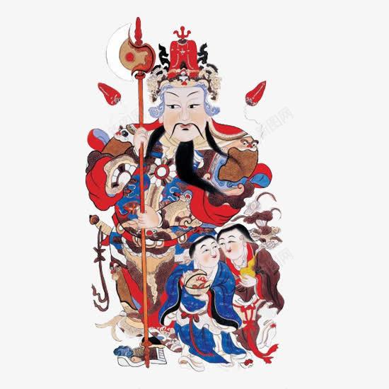 神庙人物png免抠素材_新图网 https://ixintu.com 中国传统门神 庙会 文化 神像 门神