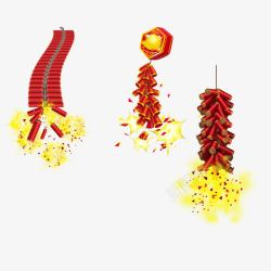 鞭炮集合新春喜庆高清图片