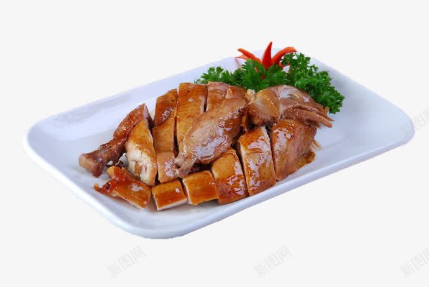 烤鸭png免抠素材_新图网 https://ixintu.com 美食 鸭子 鸭肉