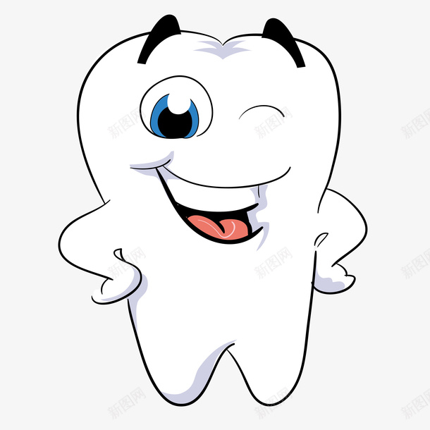 在微笑的牙齿健康矢量图ai免抠素材_新图网 https://ixintu.com 图案 牙医 牙科医院 牙科牙护齿牙齿模型 牙膏广告 牙齿健康 矢量图