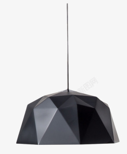 灯具北欧黑色的几何切面灯具实物高清图片