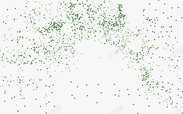碎点png免抠素材_新图网 https://ixintu.com 碎点 绿色