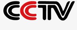 大气黑红央视网的logo图标高清图片