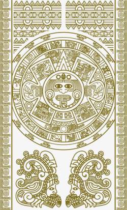 玛雅民族文化图腾素材