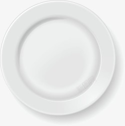 盘子喝茶餐具手绘简约白色简约盘子高清图片