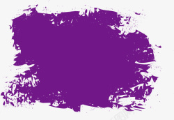 不规则笔刷紫色动感笔刷图案矢量图高清图片