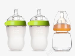 婴儿宽口玻璃奶瓶玻璃奶瓶高清图片