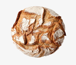 高糖高脂棕色裂开松软的面包实物高清图片