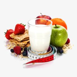 青花瓷营养均衡早餐高清图片