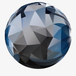 魔幻线条水晶球图标高清图片