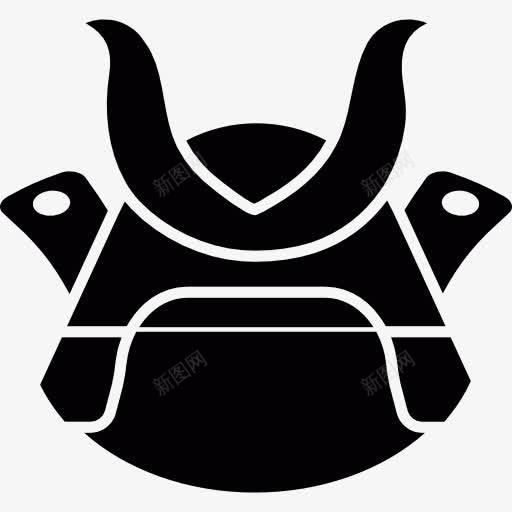 武士的头盔图标png_新图网 https://ixintu.com 保护 帽子 日本头 时尚 饰品