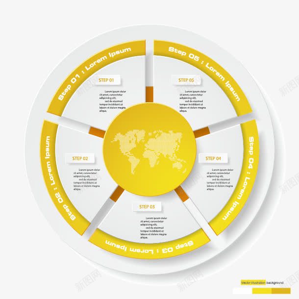 黄白色简约信息图表png免抠素材_新图网 https://ixintu.com PPT图形 PPT图表 信息图表 信息图表模板 信息标签 几何图形信息 创意信息图表 创意设计元素 图表元素 彩色立体 演示图形 选项信息图表 黄白色信息图表