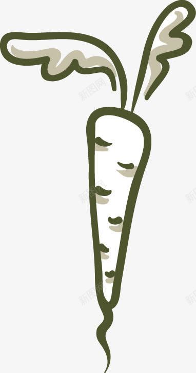 手绘萝卜png免抠素材_新图网 https://ixintu.com png 可爱的图片 可爱的花纹方框 图案 手绘水果蔬菜园林 白色 矢量素材缤纷可爱的主题 胡萝卜 超酷的绚彩花纹
