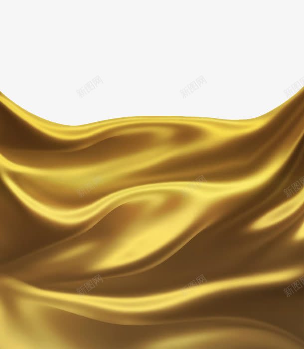 手绘金色绸布布纹png免抠素材_新图网 https://ixintu.com 丝绸 布 布料 布纹 手绘 绸缎 金色 金色绸缎