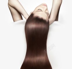 黑发女子黑发女子洗发水广告高清图片