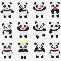 哭的熊猫表情符号的熊猫高清图片