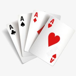 纸牌娱乐扑克矢量图高清图片
