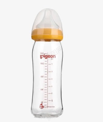 玻璃奶瓶png免抠素材_新图网 https://ixintu.com 婴幼儿 用品 白色 耐用
