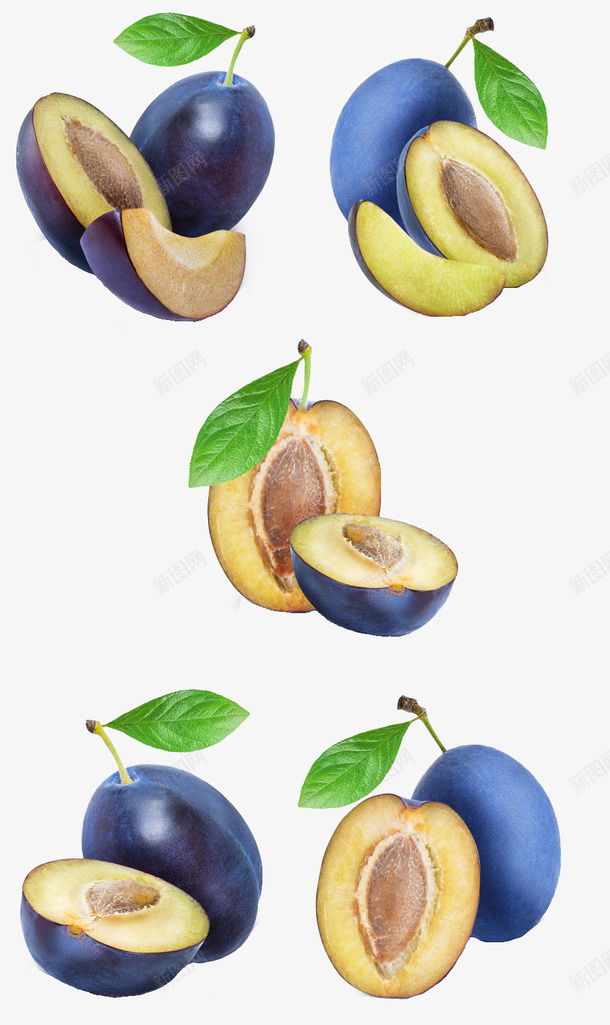水果中的西梅png免抠素材_新图网 https://ixintu.com 免扣 多个 水果 西梅